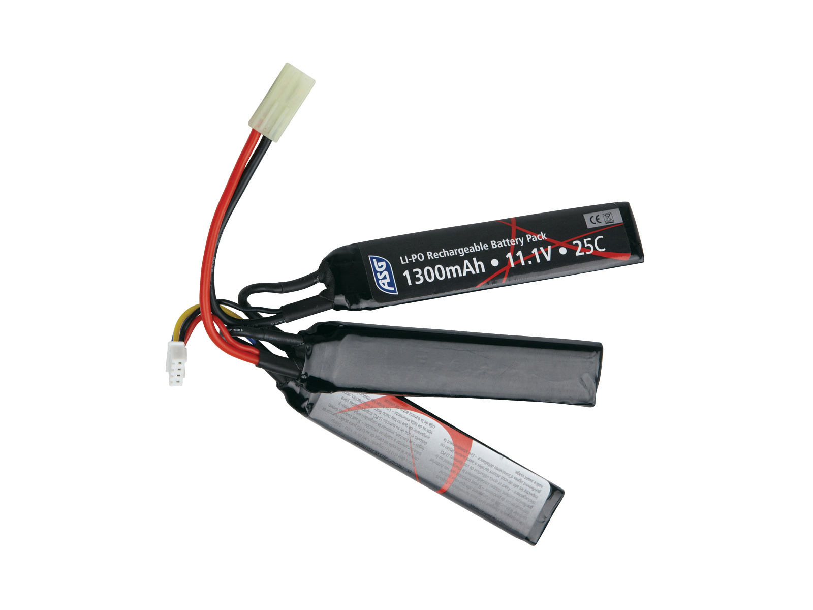 ASG Batterie Li-Po 11.1V 1300mAh 25C - Nunchuck