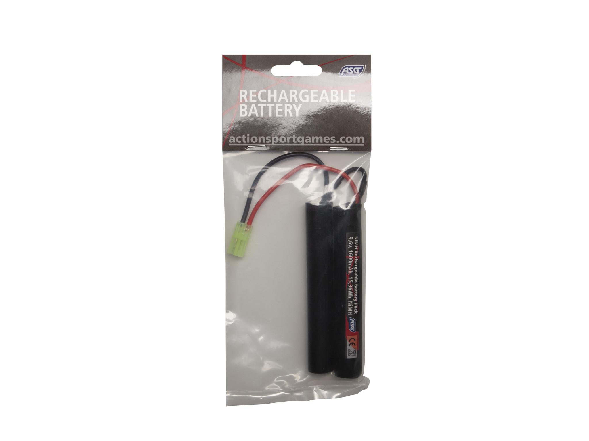 ASG NiMH Batterie 9.6V 1600mAh - Connexion Tamiya