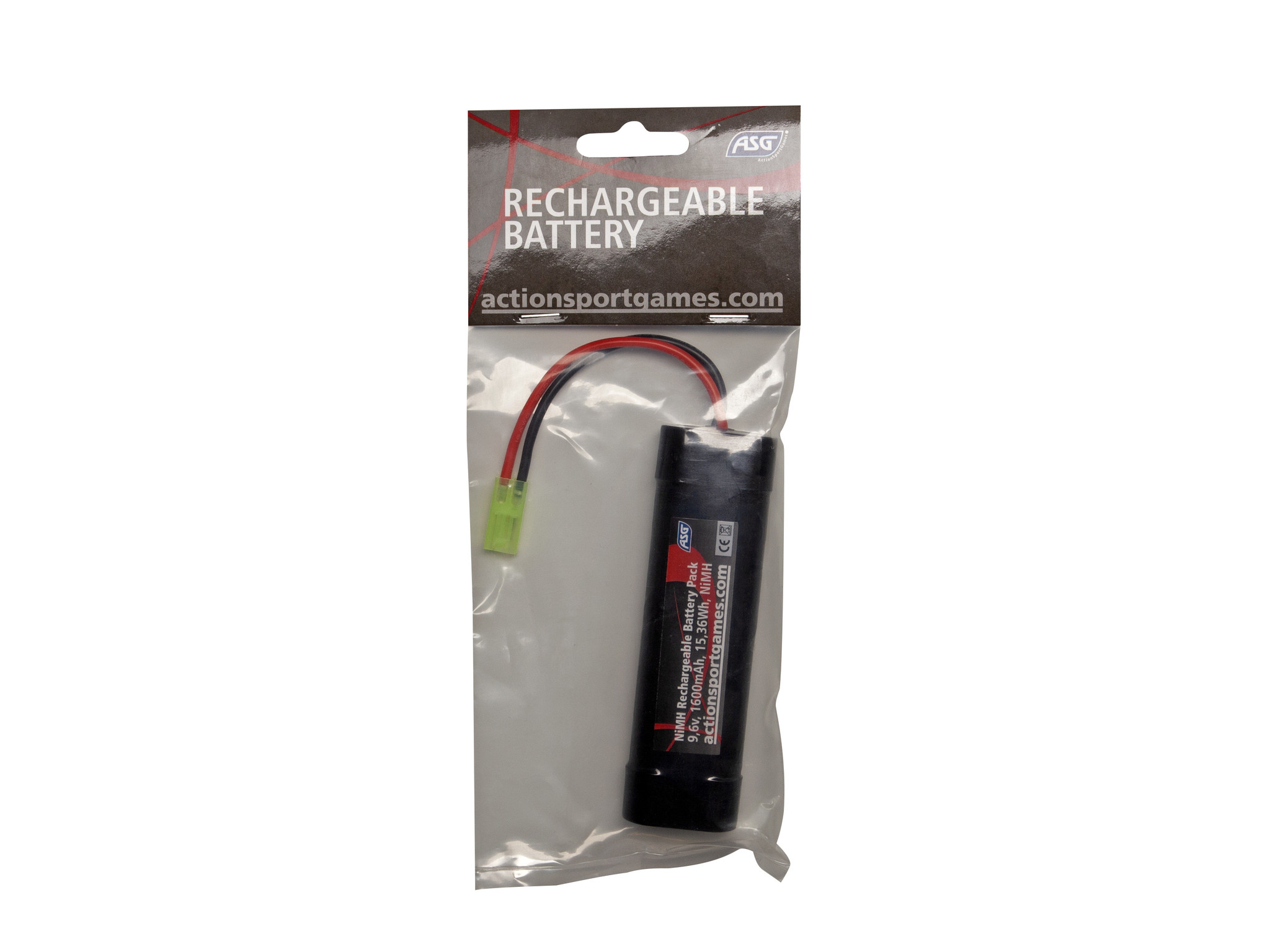 ASG NiMH Akku 9.6V 1600mAh Small-Type mit Mini-Tam Anschluss