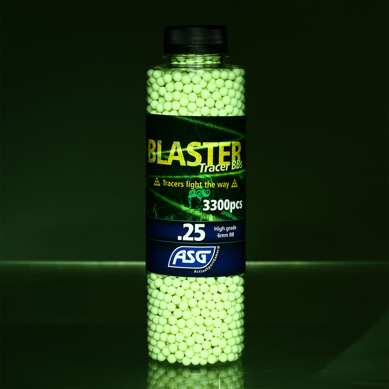 ASG Blaster Tracer 0.25g BB 3300 Pieces - Green
