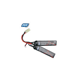 ASG Li-Po Akku 7,4V 1300mAh 20C Two-Panel - Tamiya Plug