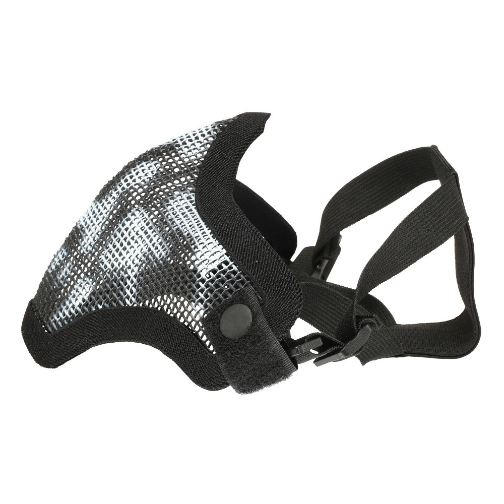 ASG Strike Systems Mesh Mask Gittermaske mit Totenkopf  - BK