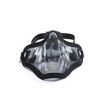 ASG Strike Systems Mesh Mask Máscara de malla con calavera - BK