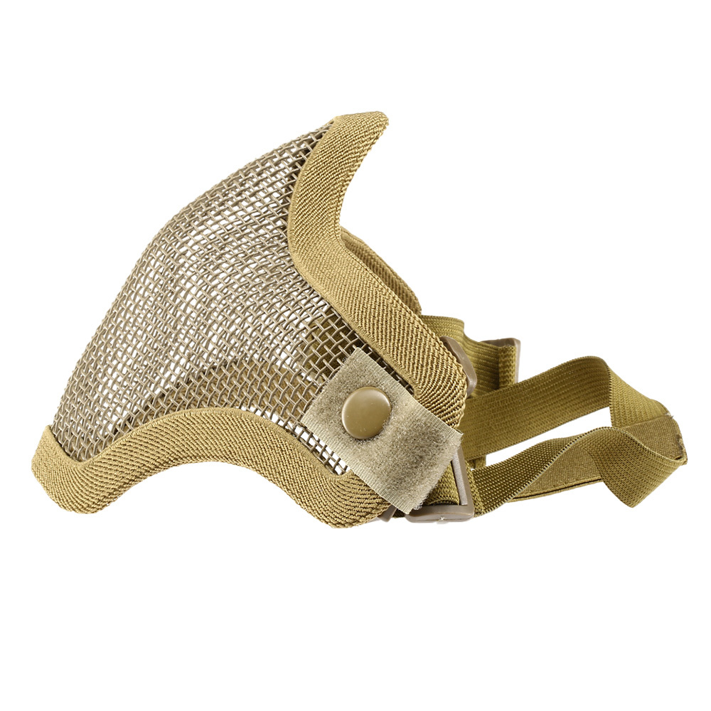 ASG Strike Systems Mesh Mask Mesh Mask with Skull - TAN