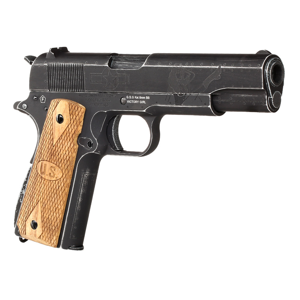 Cybergun 1911 Victory Girls Auto-Ordnance GBB 6mm BB 1Joule - BK