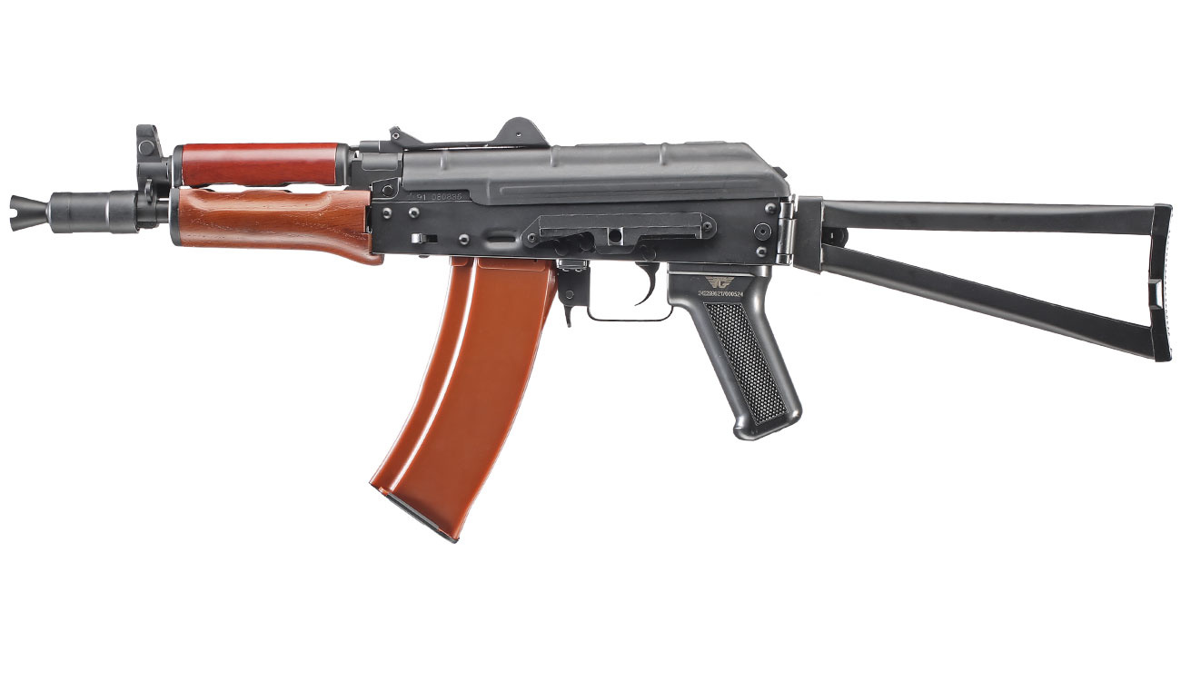 Cybergun AKS-74U Kalashnikov AEG - 1,49 Joule - Echtholz