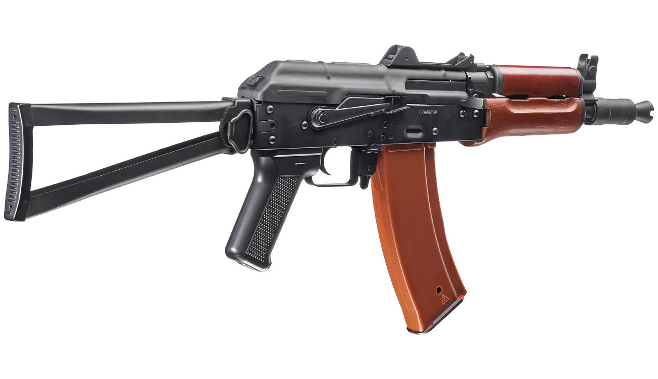 Cybergun AKS-74U Kalashnikov AEG - 1,49 Joule - Echtholz