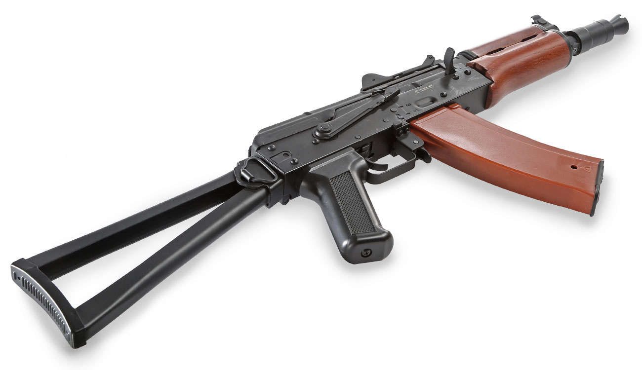 Cybergun AKS-74U Kalashnikov AEG - 1,49 Joule - Echtholz
