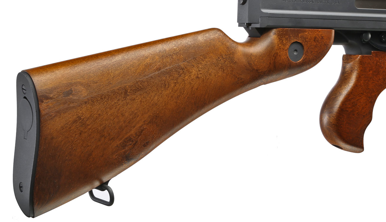 Cybergun M1A1 Thompson AEG 1.0 Joule - aspect bois