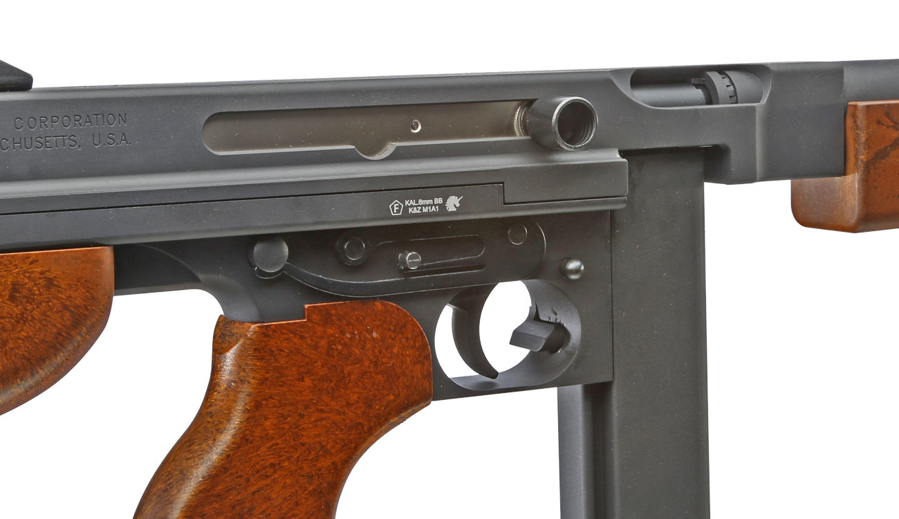 Cybergun M1A1 Thompson AEG 1.0 Joule - aspect bois