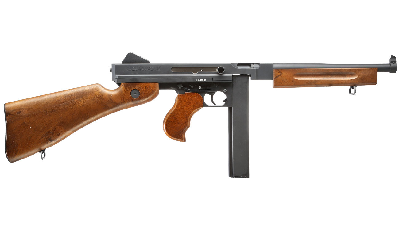 Cybergun M1A1 Thompson AEG 1.0 Joule - aspect bois