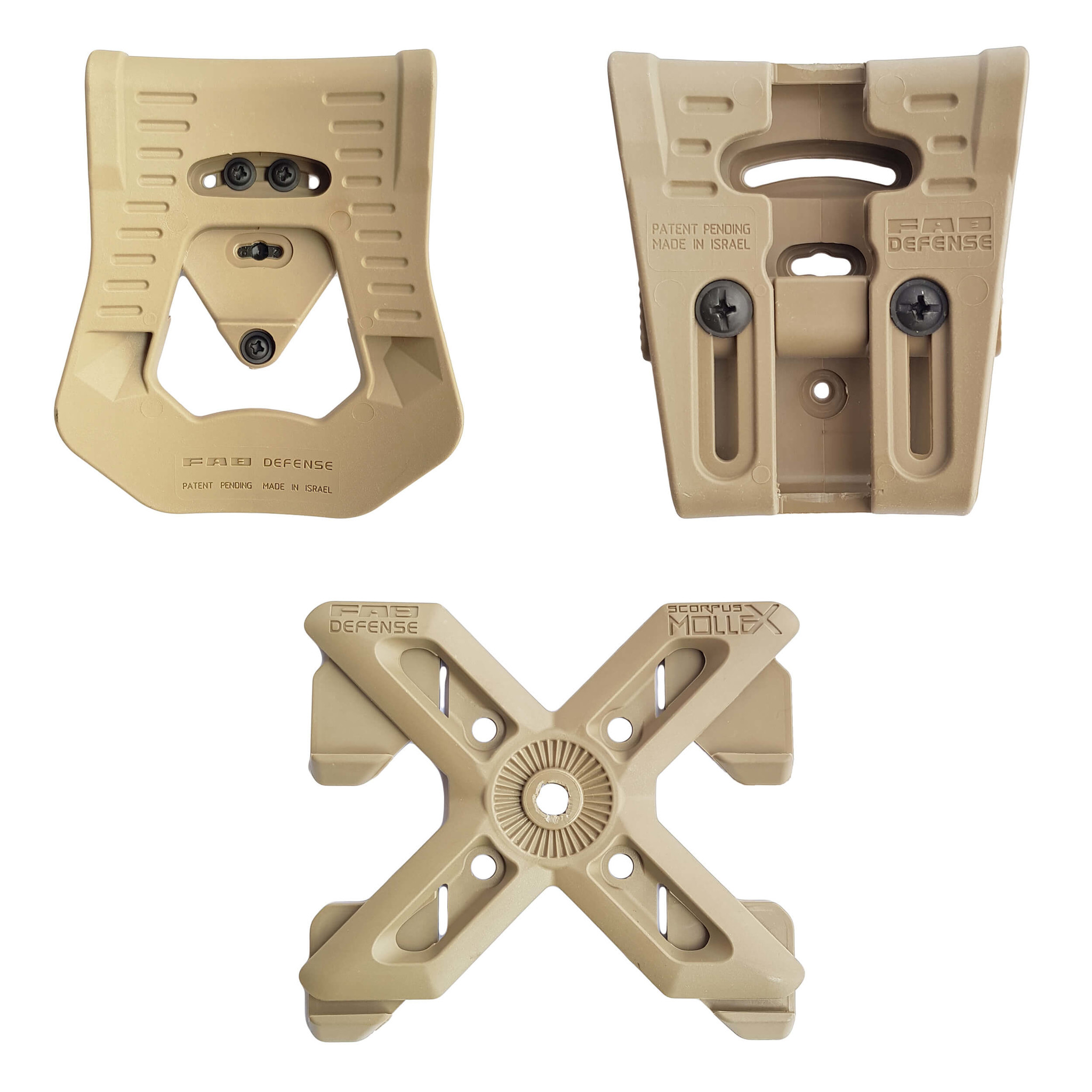 FAB Defense Funda de retención Scorpus MX Level 2 Glock - derecha - TAN