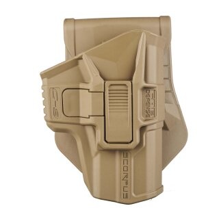 FAB Defense Scorpus MX fondina di ritenzione di livello 2 Glock - sinistra - TAN