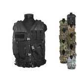 Mil-Tec USMC combat vest with belt - different colors