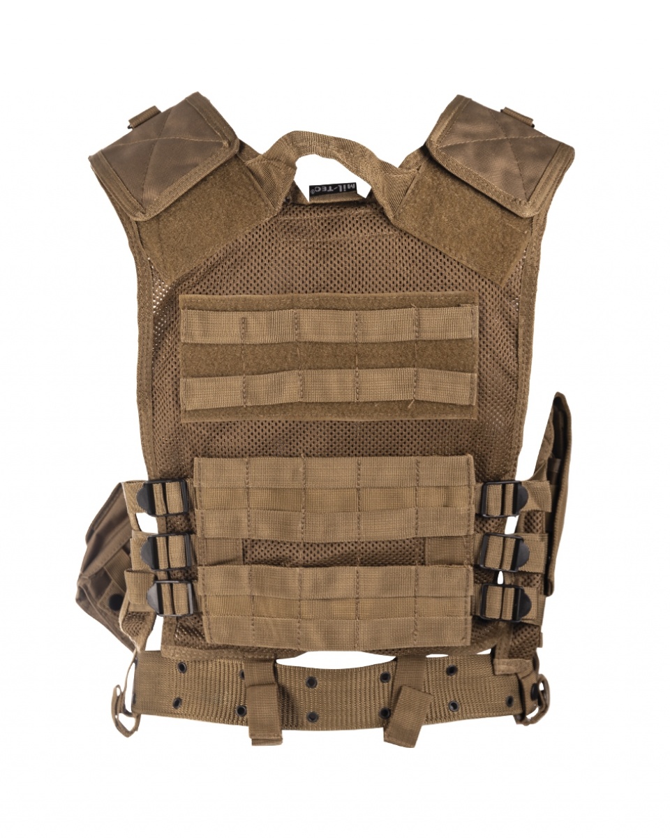 Mil-Tec USMC combat vest with belt - different colors