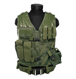 Mil-Tec USMC combat vest with belt - different colors