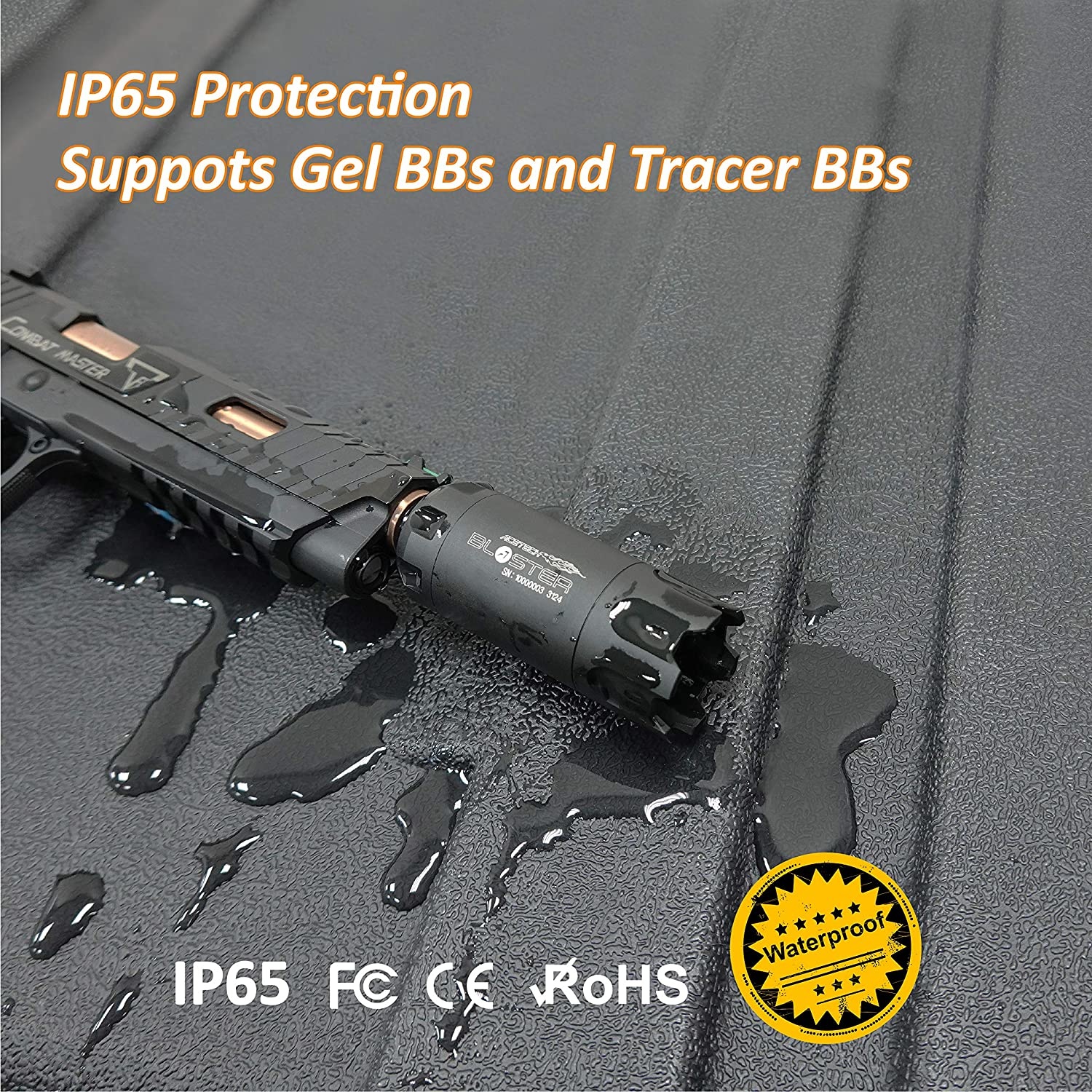 AceTech Silenciador Blaster Tracer con modo llama