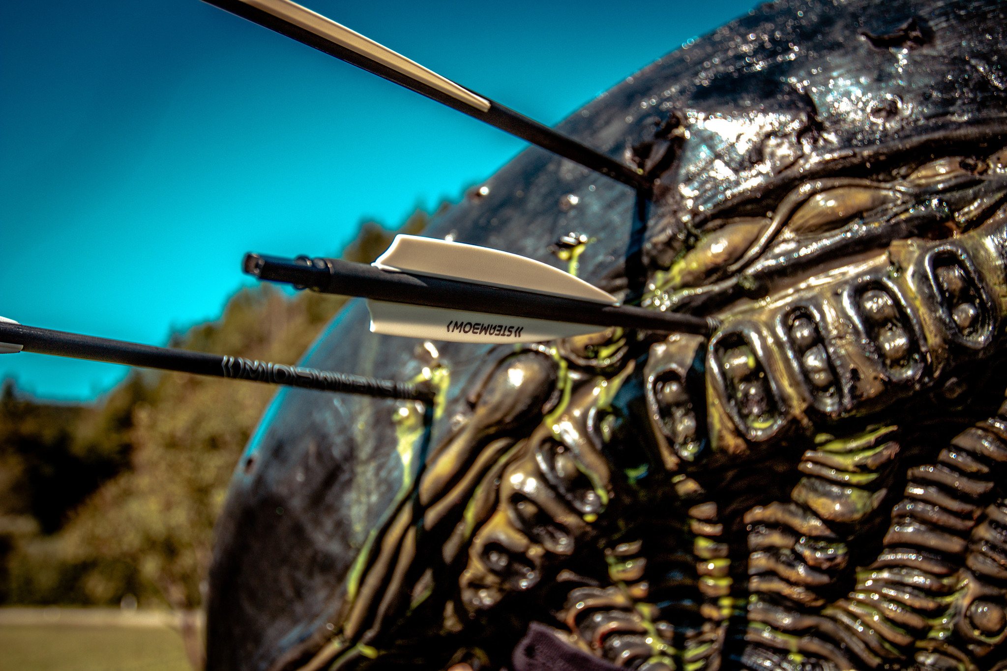 MonsterTargets Bulletproof Xenomorph Alien 3D Bleeding Target