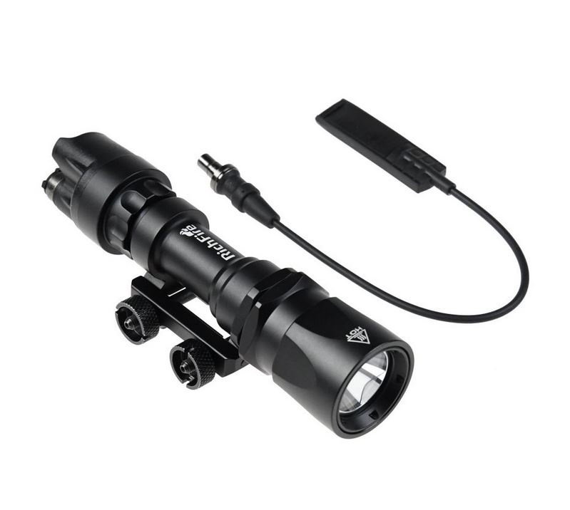 Richfire Taclight 1000 lumenów ze stroboskopem - BK