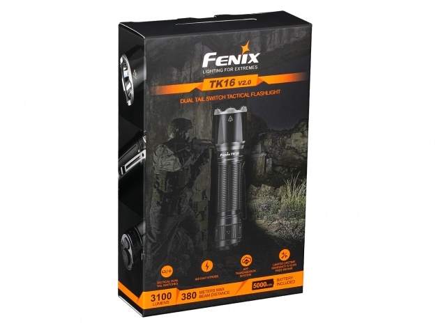 Fenix Lampe de poche LED TK16 V2.0 - BK