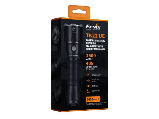 Fenix TK22UE LED flashlight incl. Battery - BK