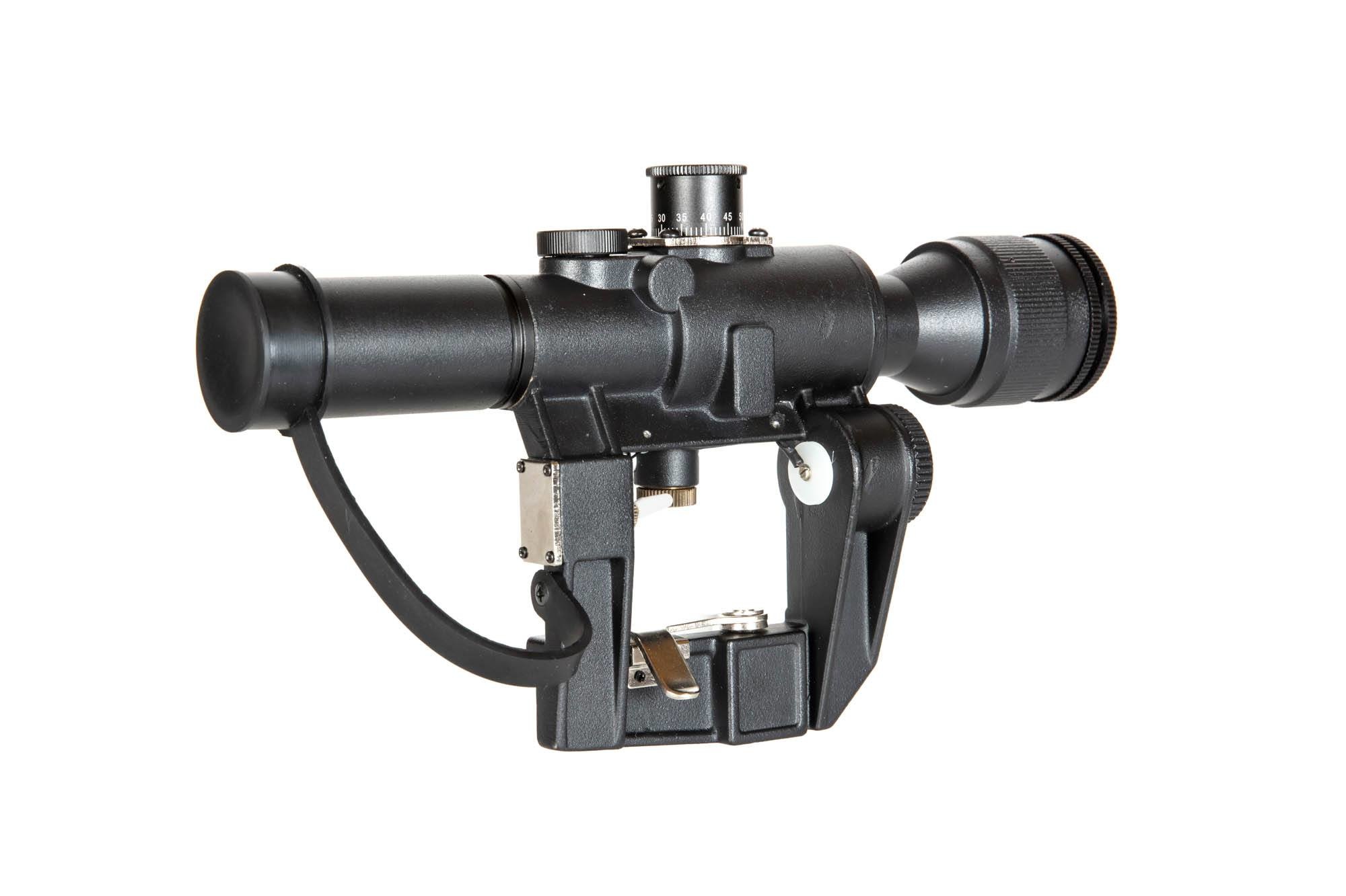JJ Airsoft 4 × 24 SVD Sniper PSO-1 Mirino - BK