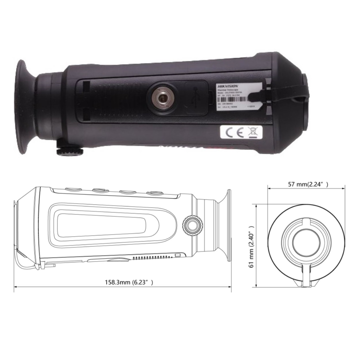 HIKmicro Monoculare per imaging termico Lynx S LC06S