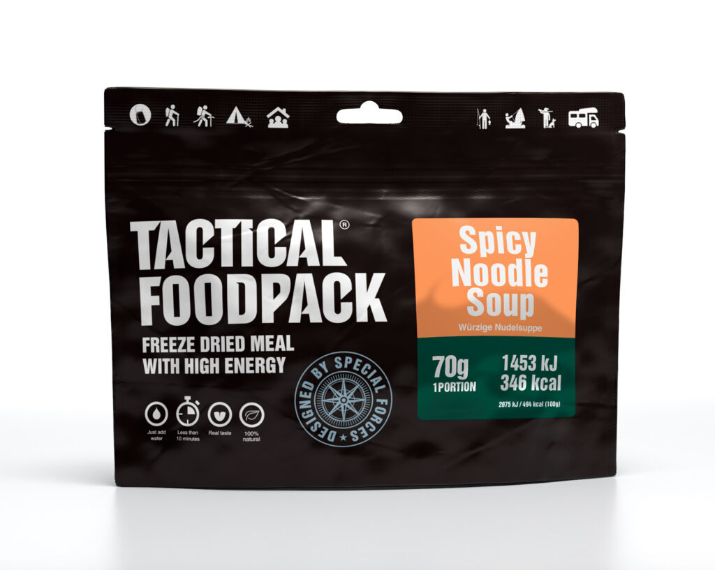 Tactical Foodpack Sopa de macarrão picante - 70g