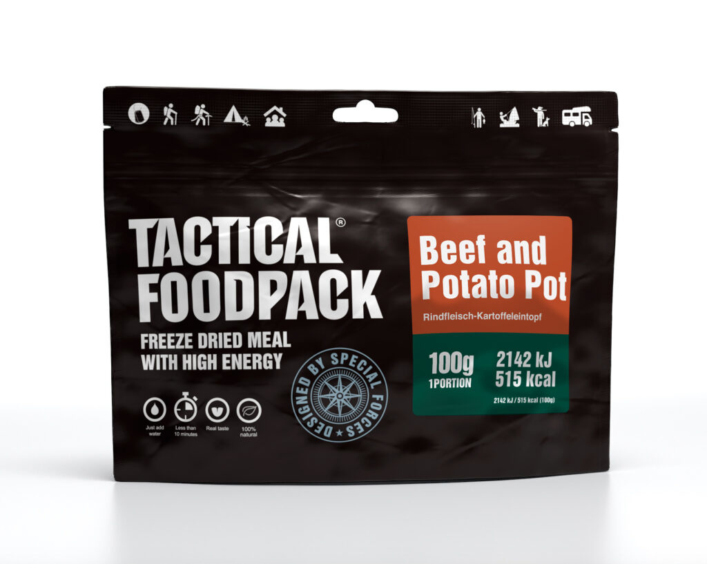 Tactical Foodpack Pot de Boeuf et Pomme de Terre - 100g