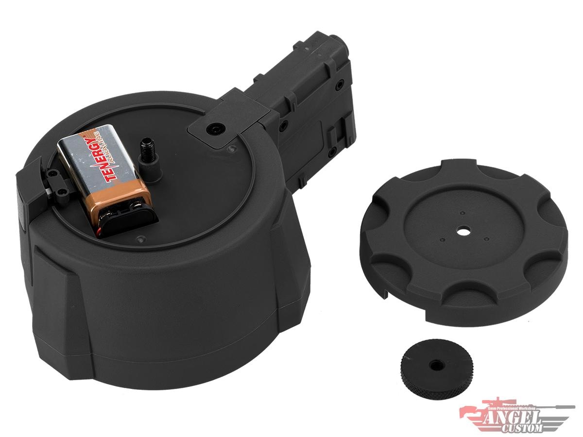 Angel Custom Elektryczny magazynek bębnowy Firestorm 1500 kulek - BK