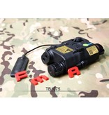 FMA PEQ LA5-C Upgrade Version Light/IR Laser Module - BK