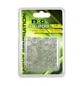 NXG Bolas de vidro SA-200 cal. 50 - 75 peças
