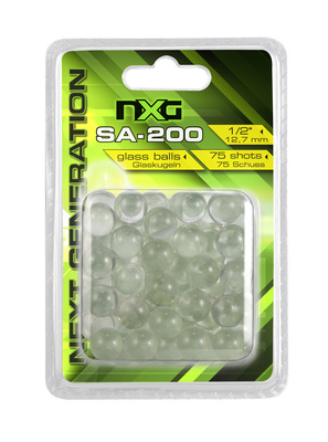 NXG SA-200 Glaskugeln Kal .50 - 75 Stück