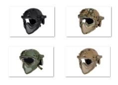 Ultimate Tactical Capacete modular FAST Para Jumper Piloteer II