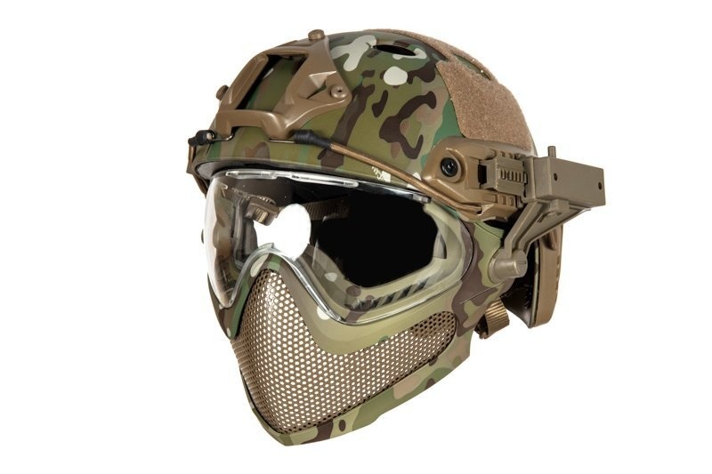 Ultimate Tactical Capacete modular FAST Para Jumper Piloteer II