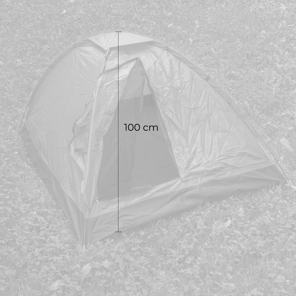Mil-Tec 2-man lightweight tent Igloo 5000 - OD / GF / WL