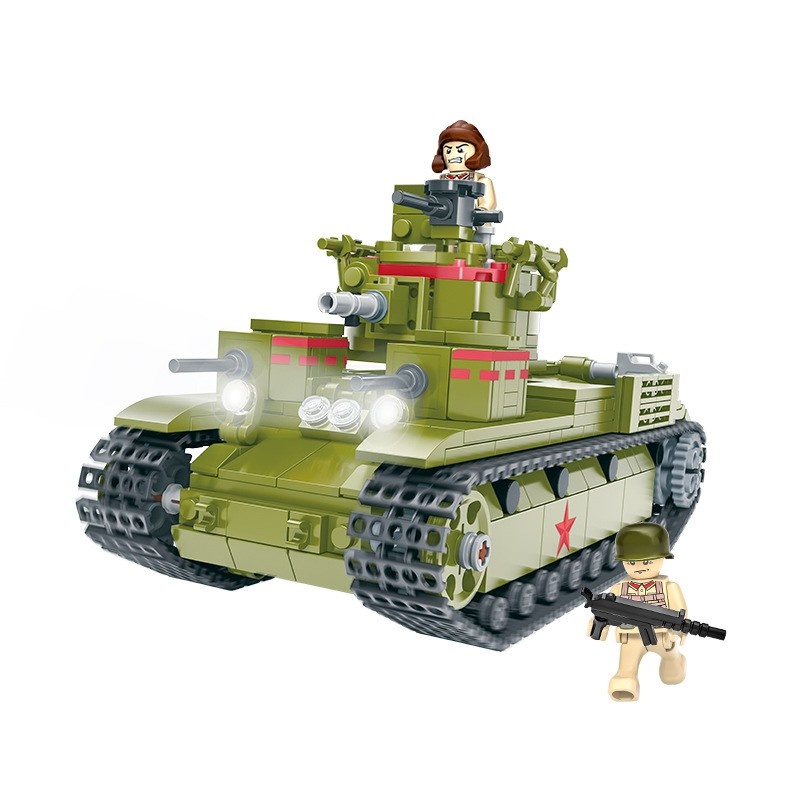 Cogo Tanque de batalha militar mundial T-28 - 774 peças - Copy