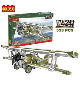 Cogo Chasseur militaire mondial Polikarpov I-6 - 533 pièces