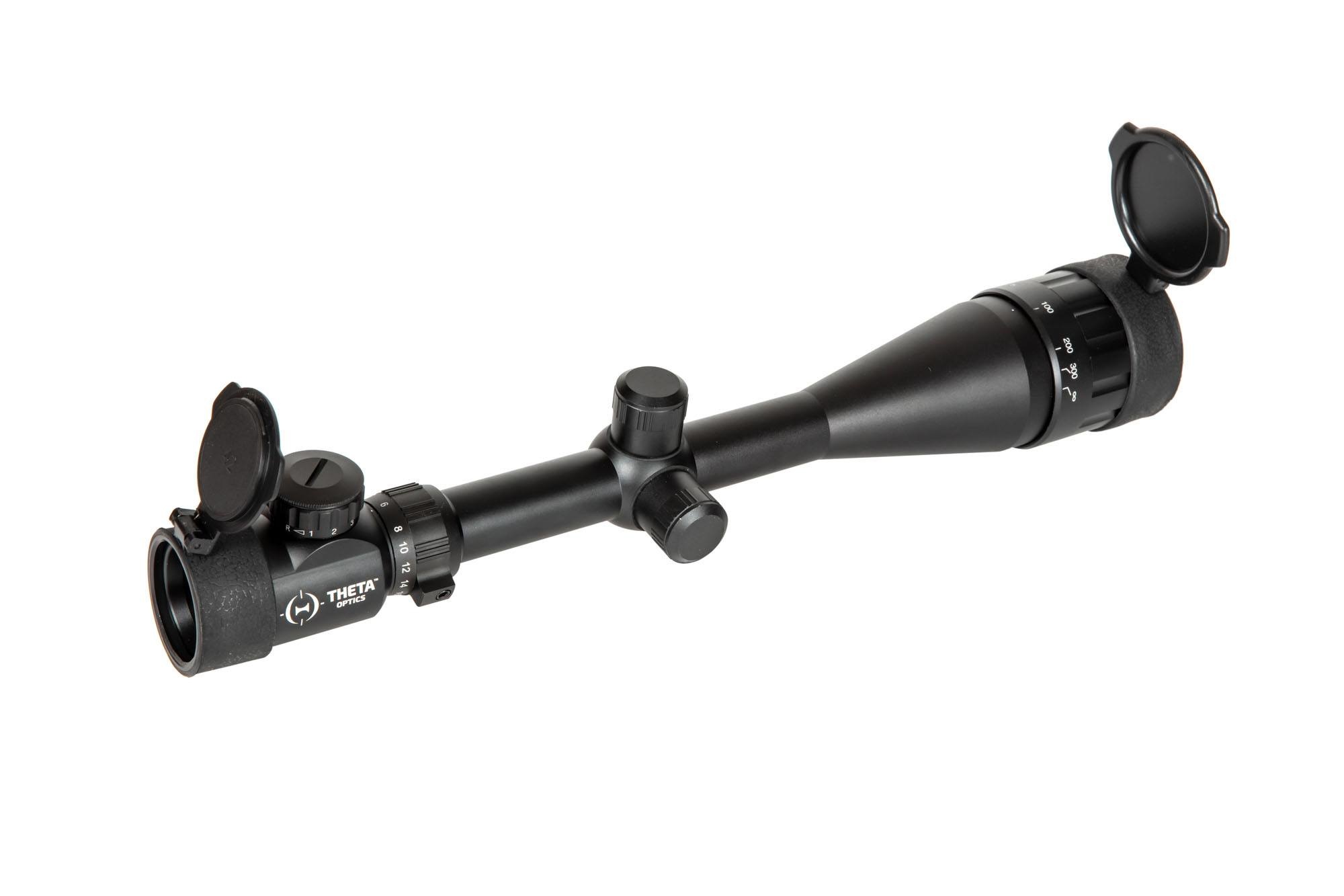 Theta Optics 6-24x50 AOE EVO rifle scope rangefinder illuminated - BK