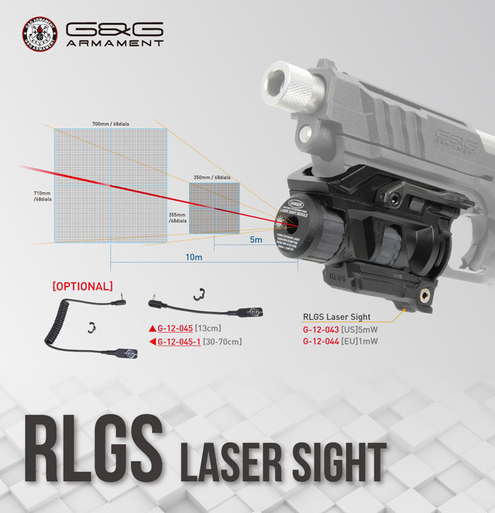 G&G RLGS US 5mW Laser Sight - BK