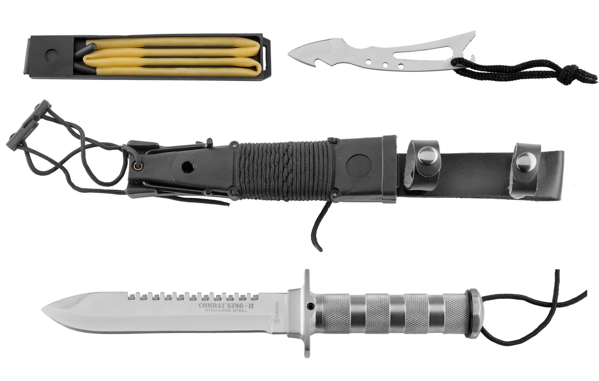 Albanoix Coltello da sopravvivenza COMBAT KING II
