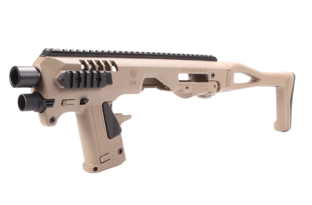 CAA Kit de conversion G5 Micro Roni pour la série Glock Airsoft - TAN