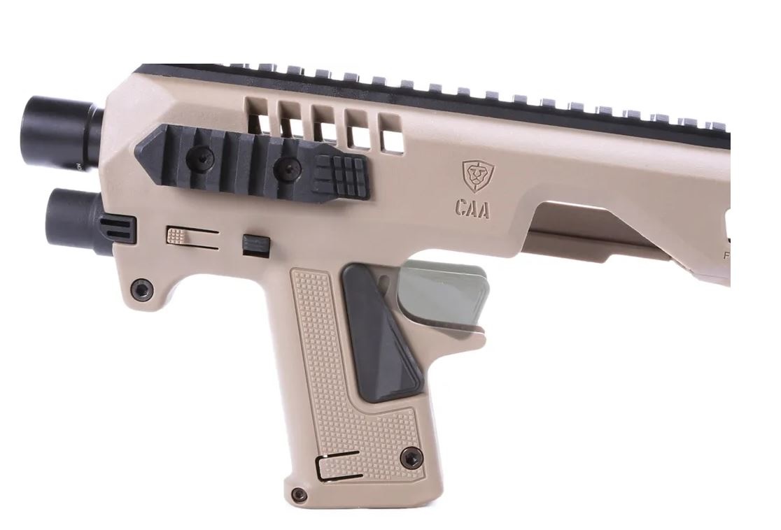 CAA Kit de conversion G5 Micro Roni pour la série Glock Airsoft - TAN