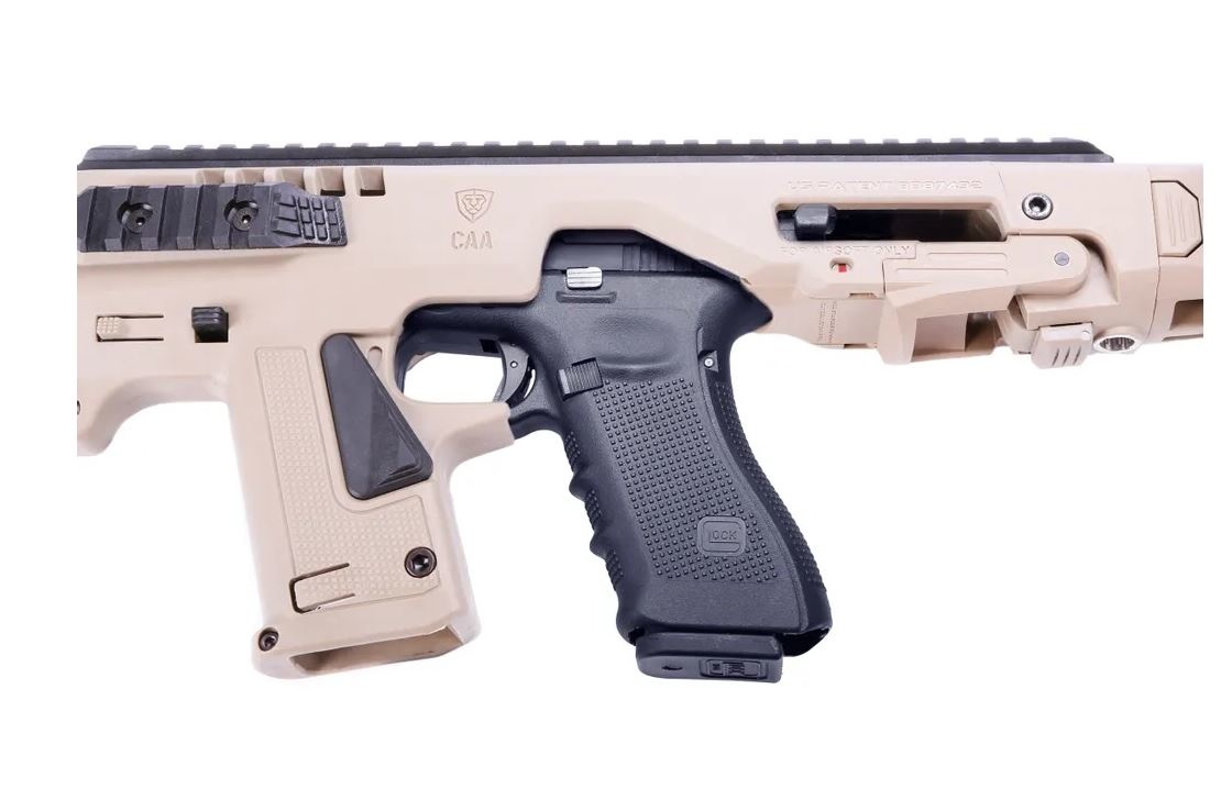 CAA Kit de conversion G5 Micro Roni pour la série Glock Airsoft - TAN