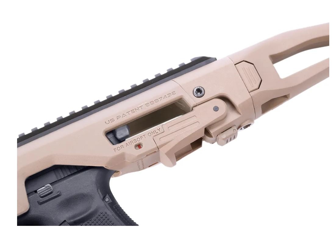 CAA Kit de conversion G5 Micro Roni pour la série Glock Airsoft - TAN