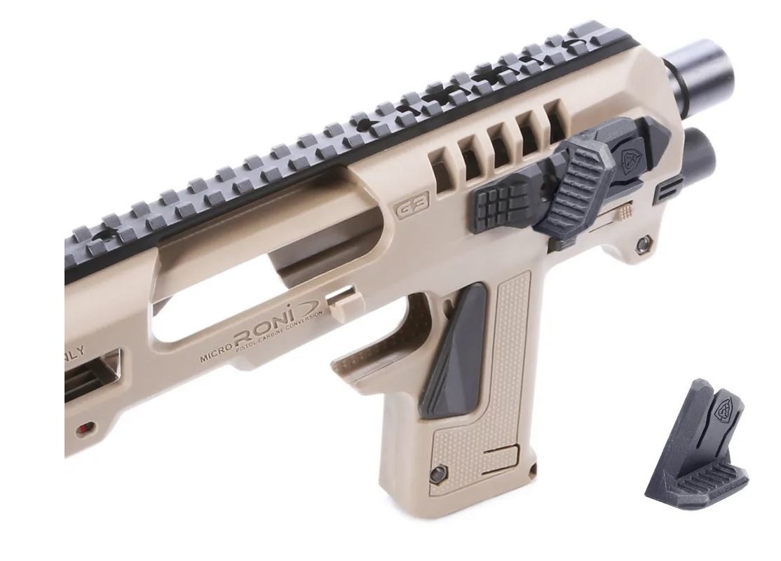 CAA Kit de conversion G5 Micro Roni pour la série Glock Airsoft - TAN