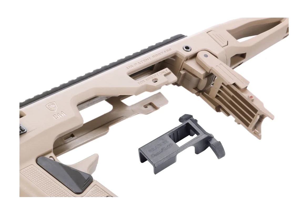 CAA Kit de conversion G5 Micro Roni pour la série Glock Airsoft - TAN