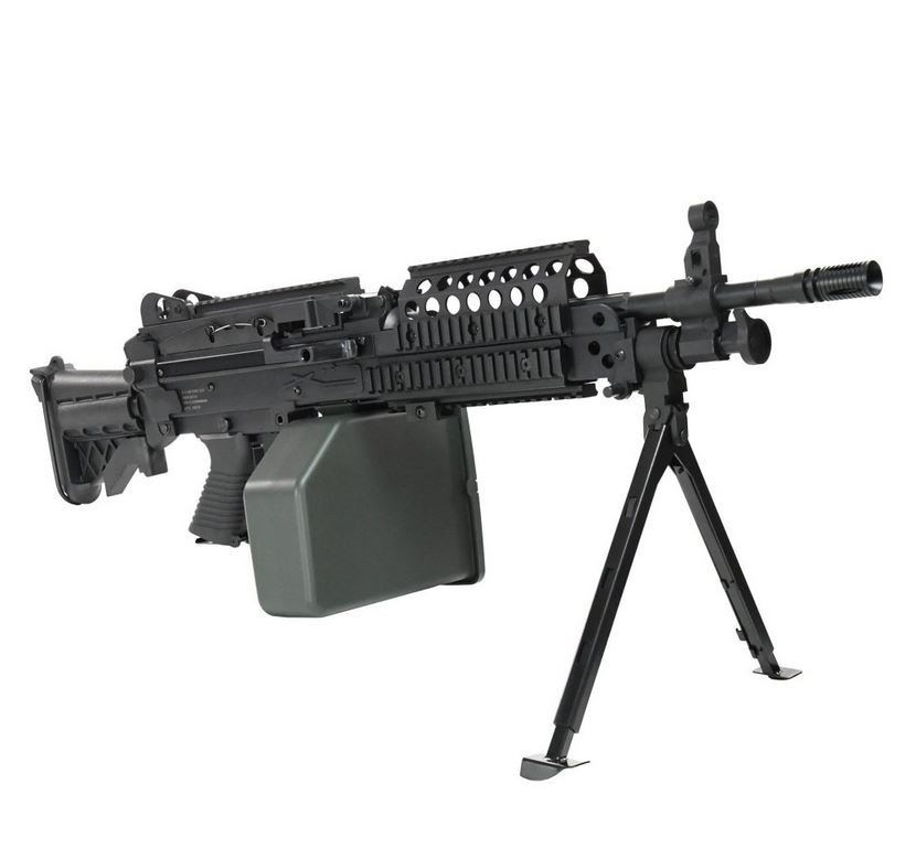 Cybergun Karabin maszynowy FN MK46 AEG 1,49 dżuli - BK