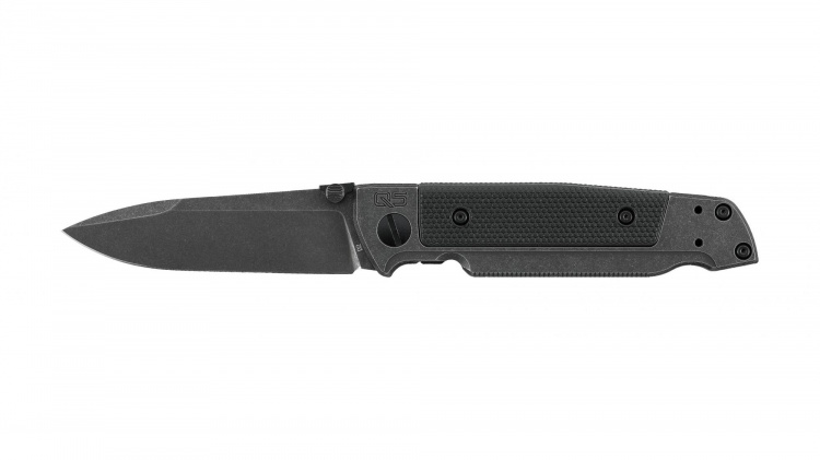 Walther Q5 folding knife Steel Frame Folder Blackwash Plain