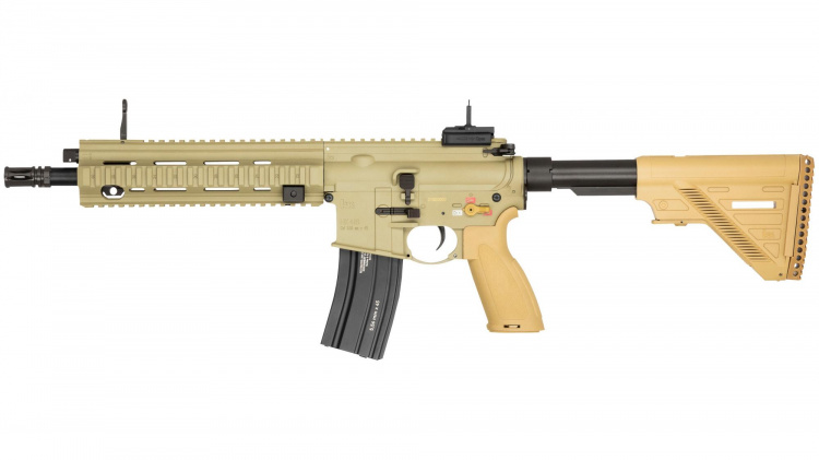 VFC HK416 A5 Sportsline AEG 1.0 Joule - zielono-brązowy - Semi&FullAuto
